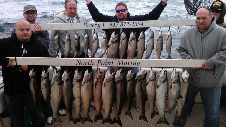 chicago salmon and trout charter boat