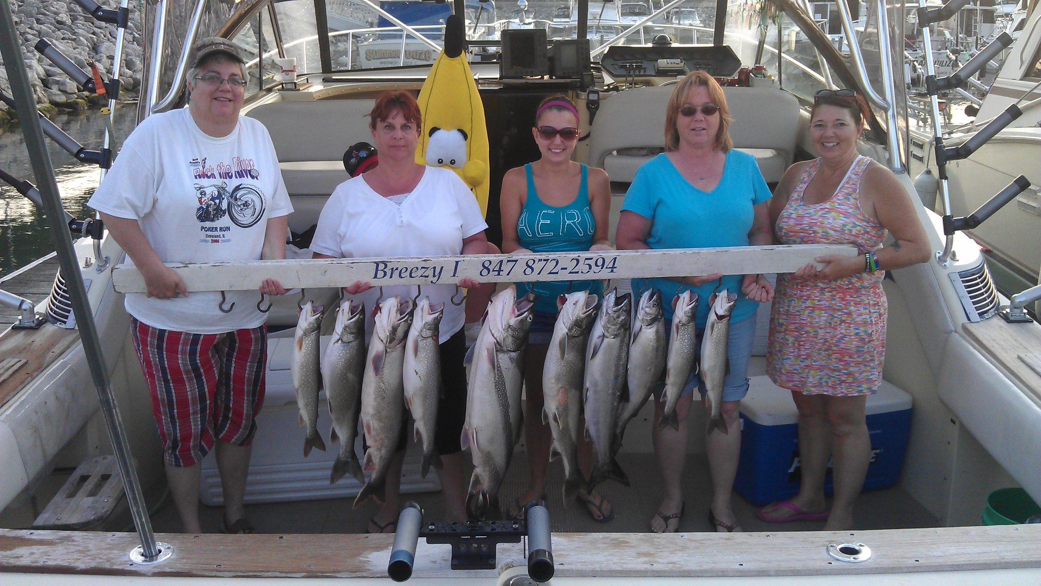 nortpoint marina ladies salmon fishing