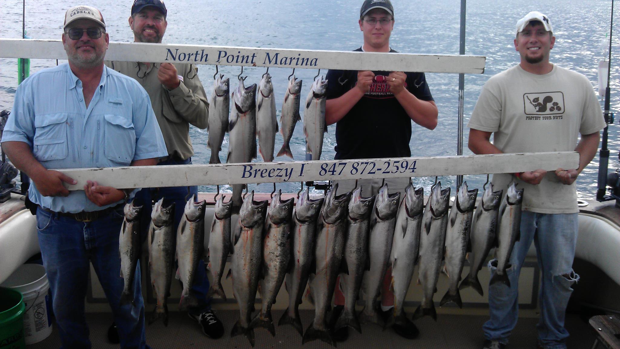 salmon and trout charter fishing
