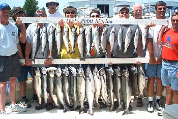 company salmon fishing outing