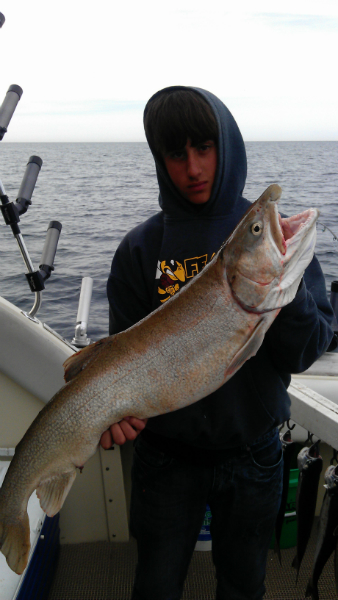 Lake Michigan Lake trout and salmon charter