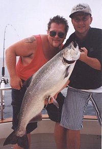 lake michigan salmon fishing