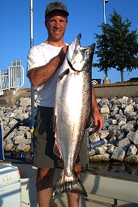 lake michigan chicago area salmon