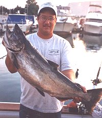 wintrhop harbor salmon and trout charter boat